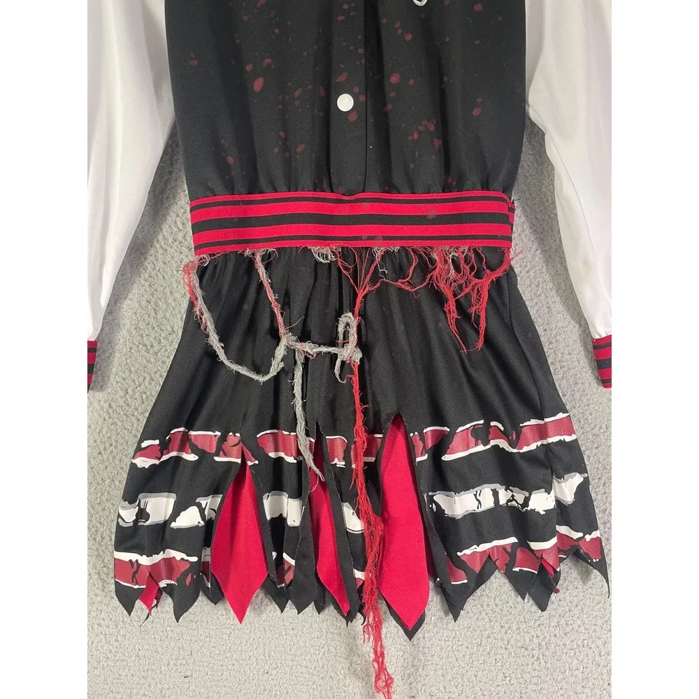 Ghost Face Cheerleader Costume Spirit Varsity Dress Halloween Horror Scream